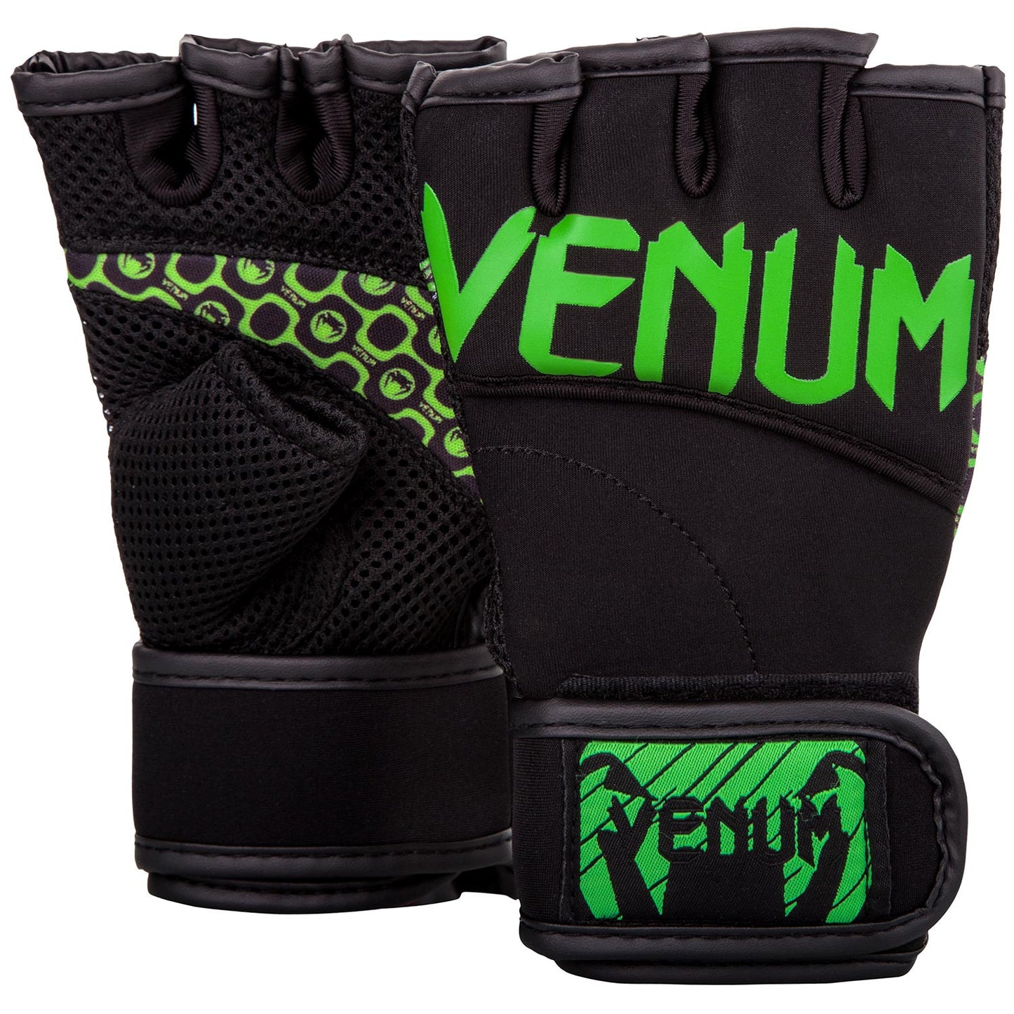 Venum Aero Body フィットネスグローブ - ブラック/ネオ・イエロー