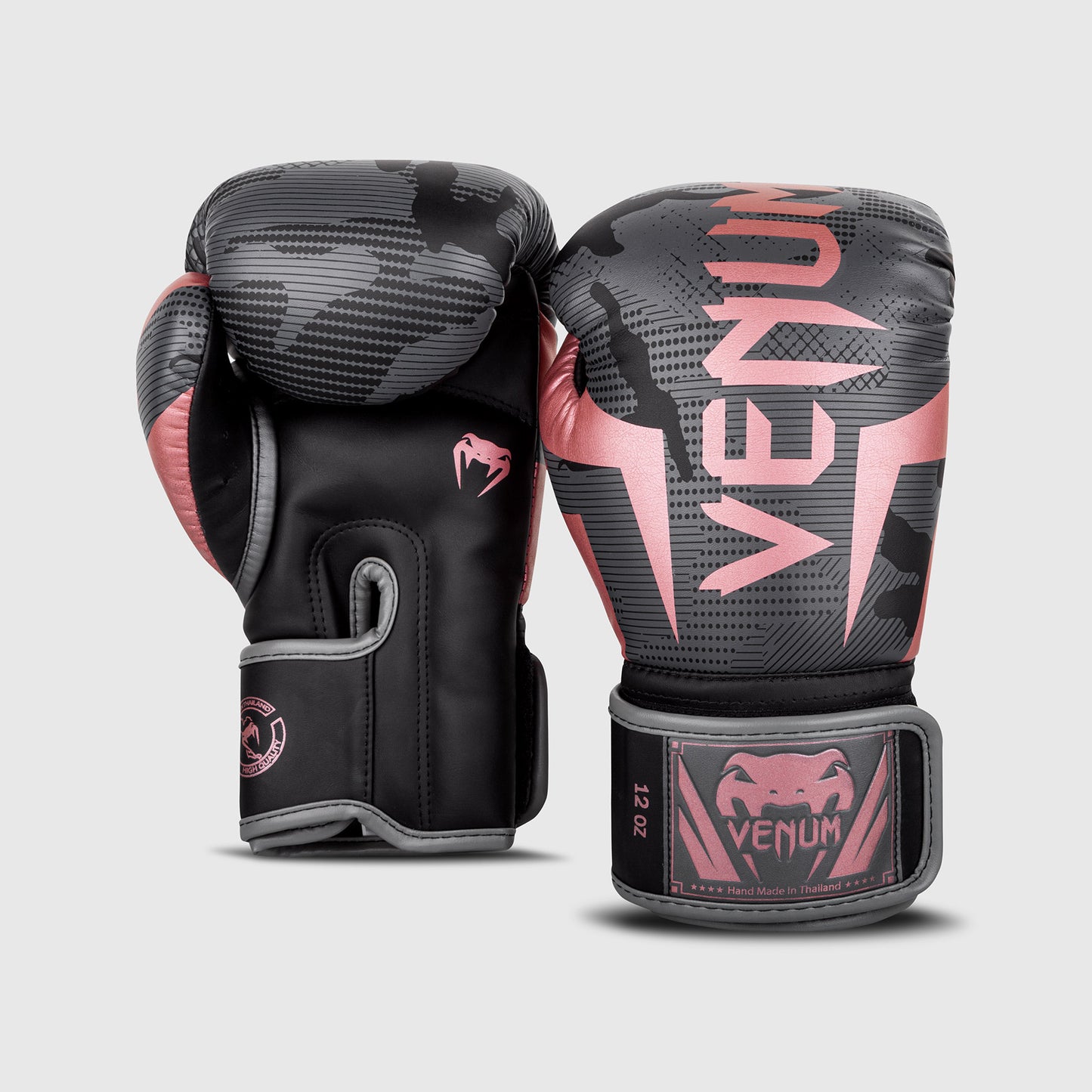 Venum Elite ボクシンググローブ – カモ/ピンク