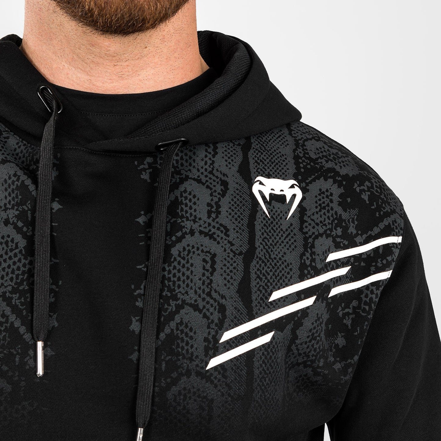 UFC Adrenaline by Venum Replica メンズ・プルオーバー・パーカー - ブラック