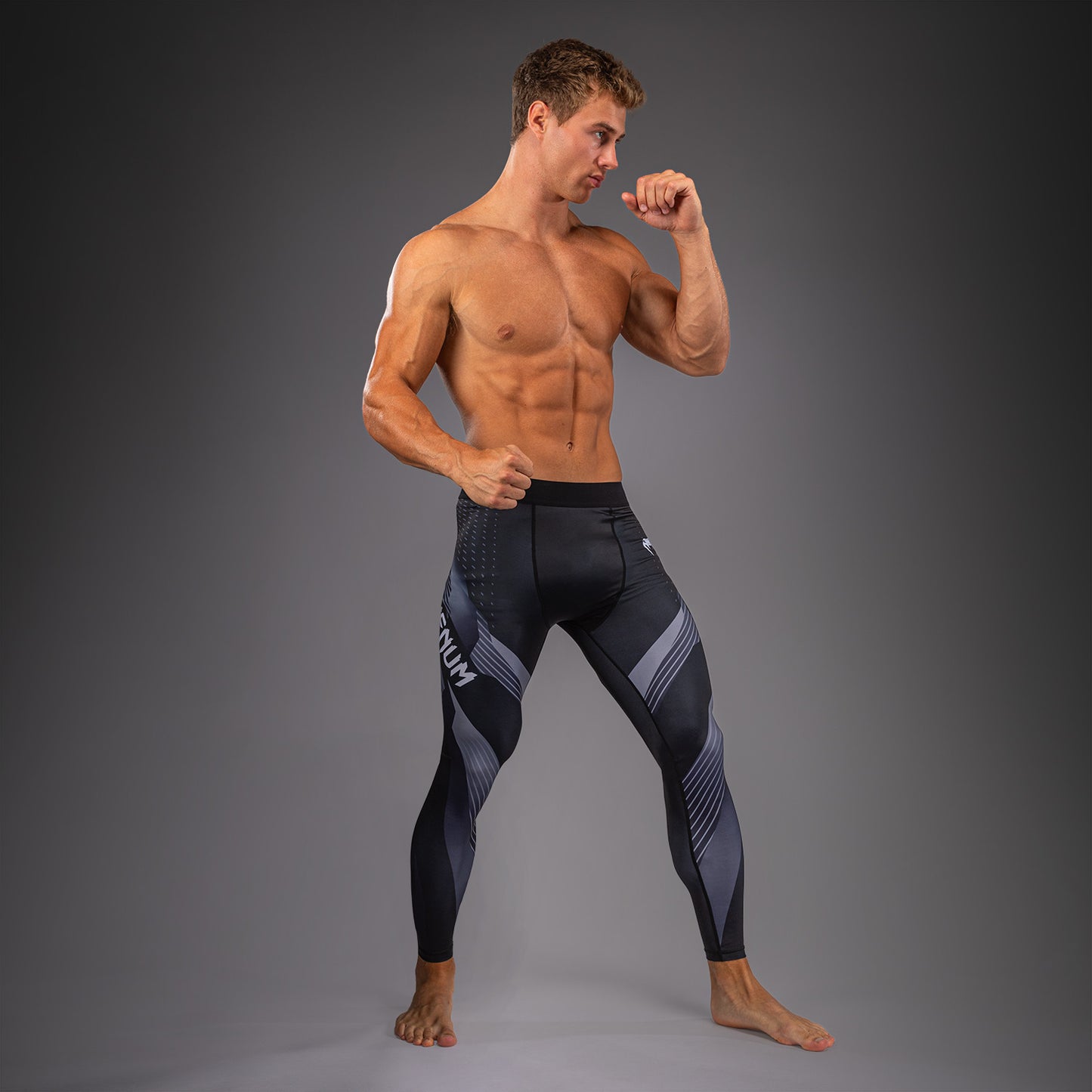 Venum No-Gi 6.0 スパッツ - ブラック/ホワイト