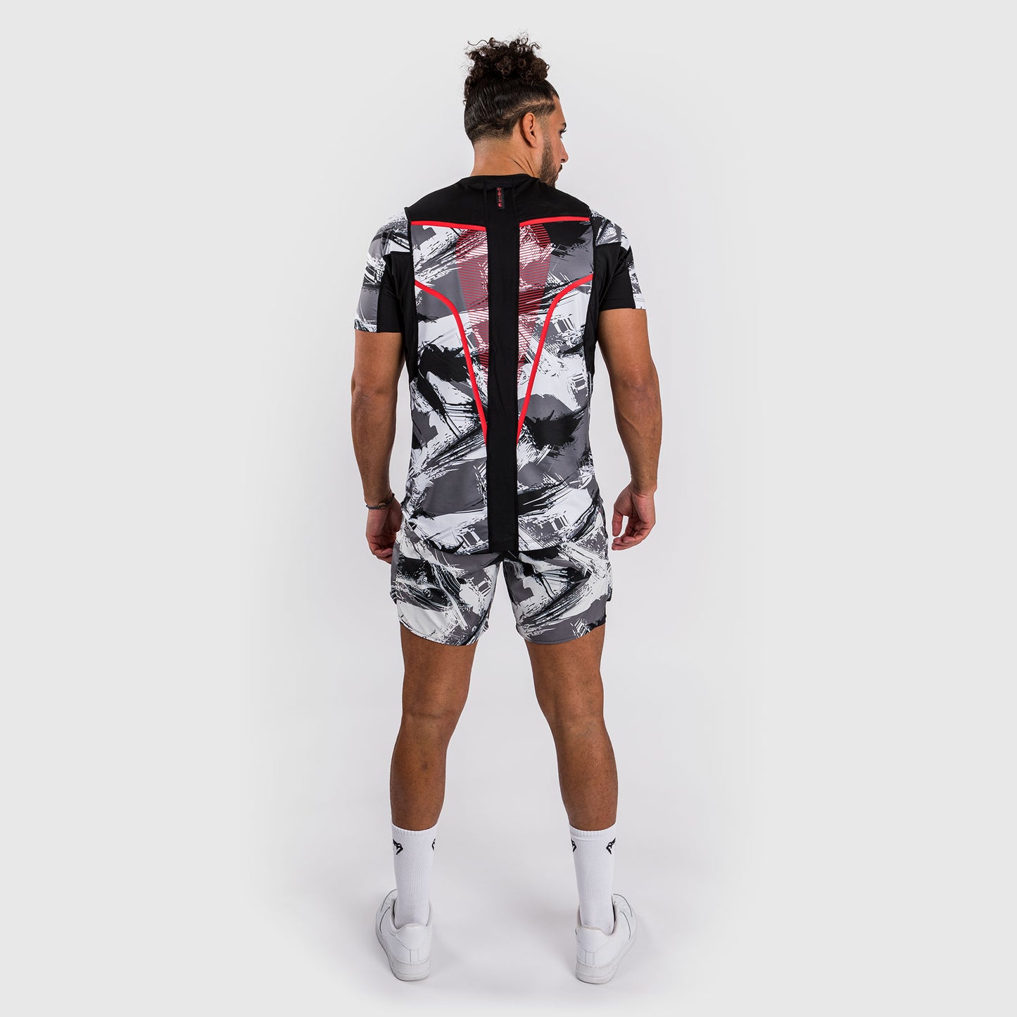 Venum Electron 3.0 ドライテックTシャツ - グレー／レッド