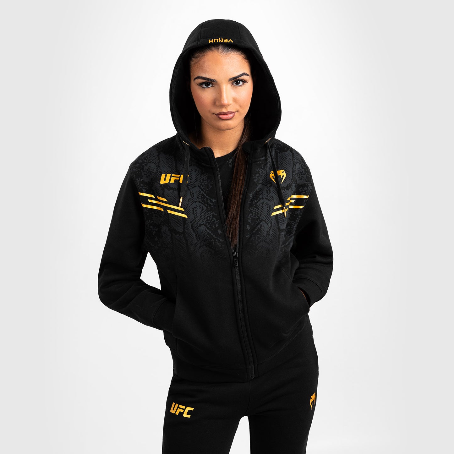 UFC Adrenaline by Venum Replica ウィメンズ・ジップパーカー - Champion