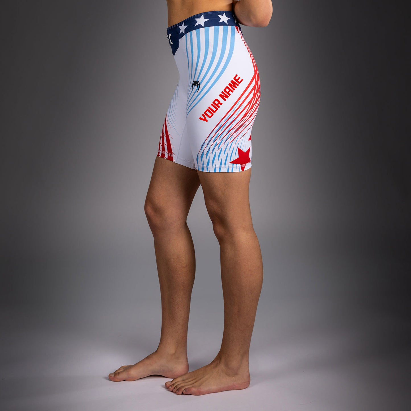 UFC Freedom 250 by Venum レディース Custom Authentic ヴァーリトゥード ショーツ ロングフィット - ホワイト
