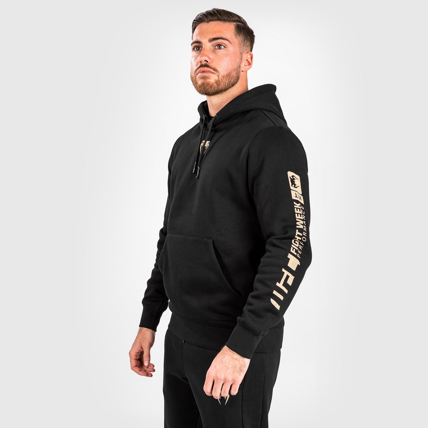 UFC Adrenaline by Venum Fight Week メンズ・プルオーバー・フーディ - ブラック
