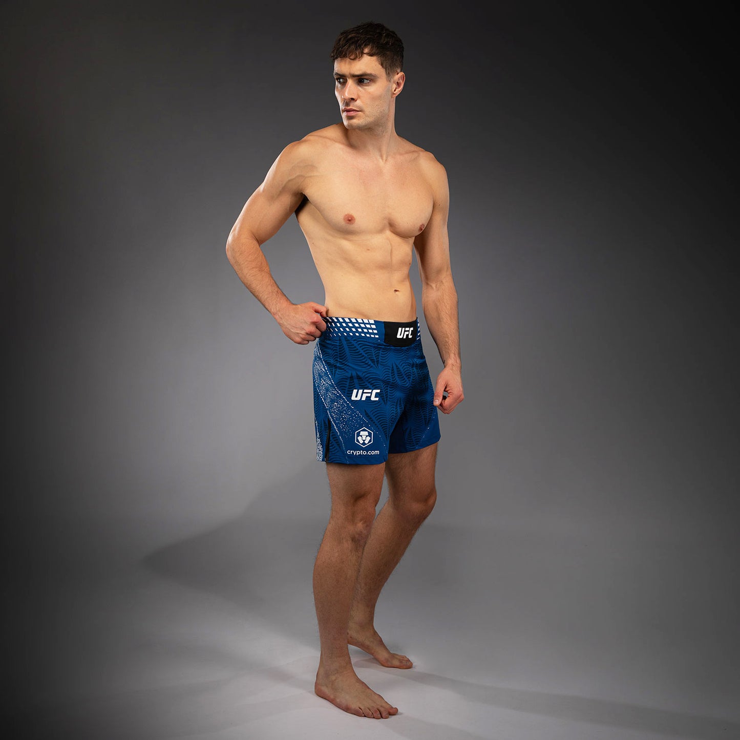 UFC Zenith by Venum Authentic Fight Night ショートフィットファイトショーツ メンズ - ブルー