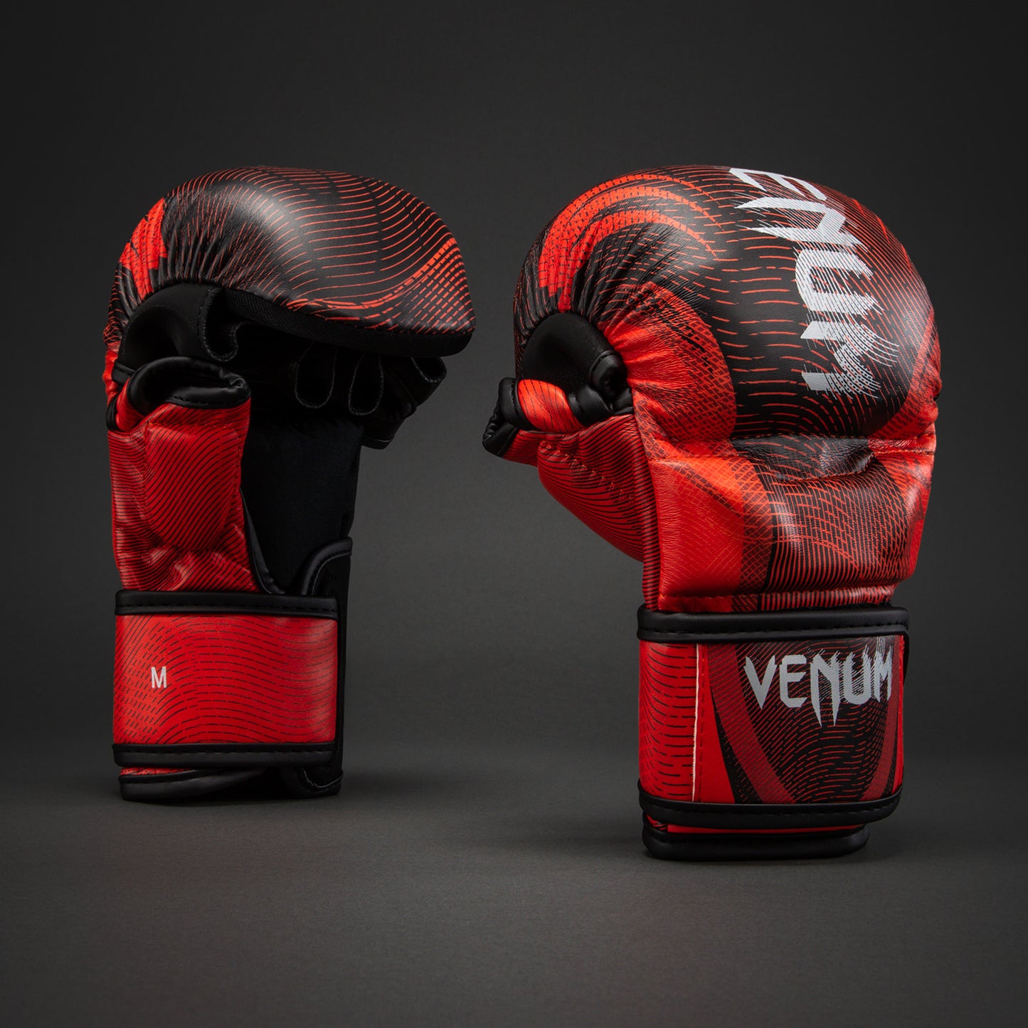 Venum Galactic 3.0 スパーリンググローブ - レッド/シルバー