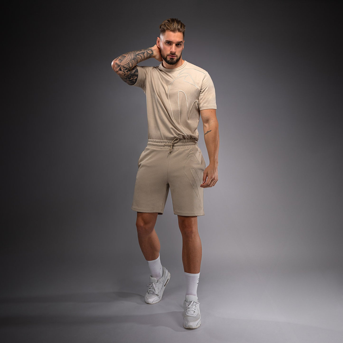 Venum Giant 3D コットンショーツ  – ベージュ