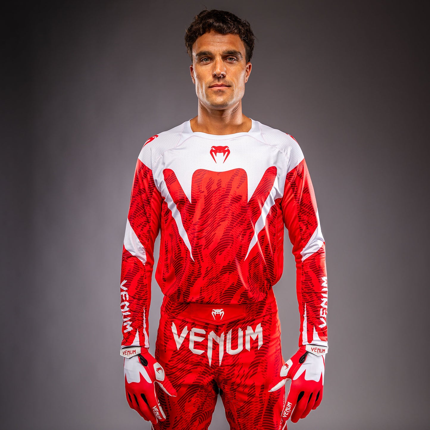 Venum MX Elite モトクロスジャージ - レッド