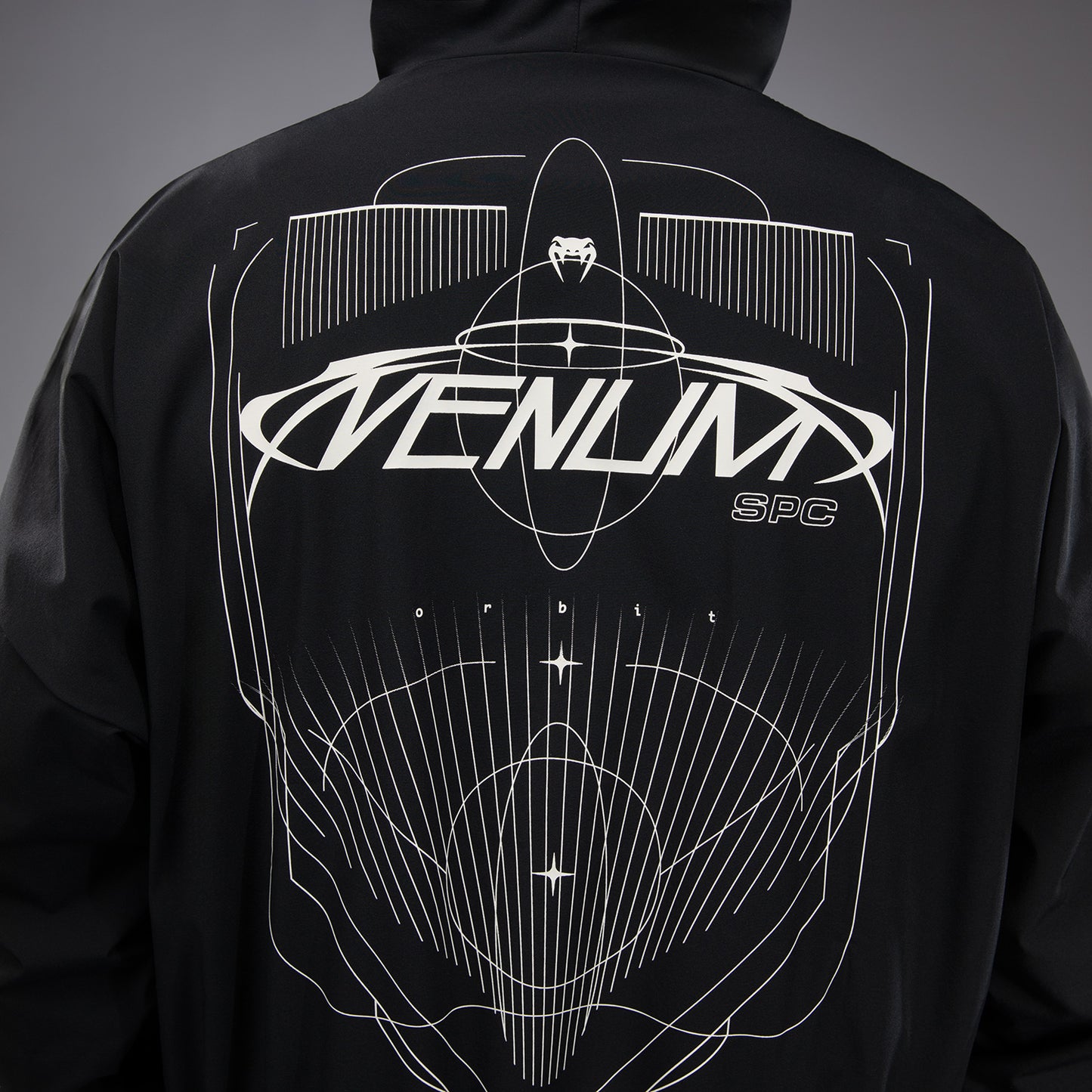 Venum Eclipse トラックジャケット – ブラック/アイボリー
