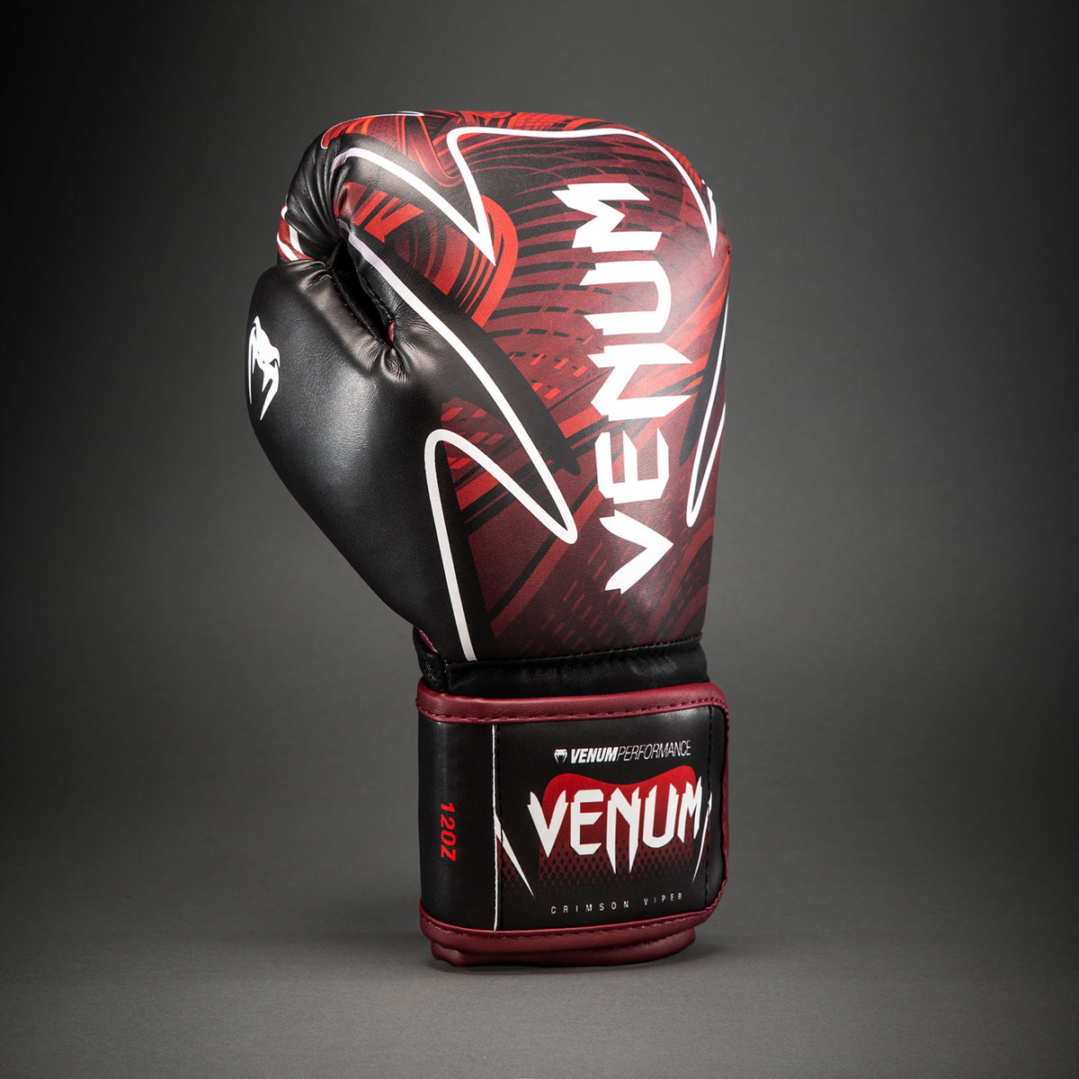 Venum Crimson Viper 2.0 Impact ボクシンググローブ - ブラック/レッド