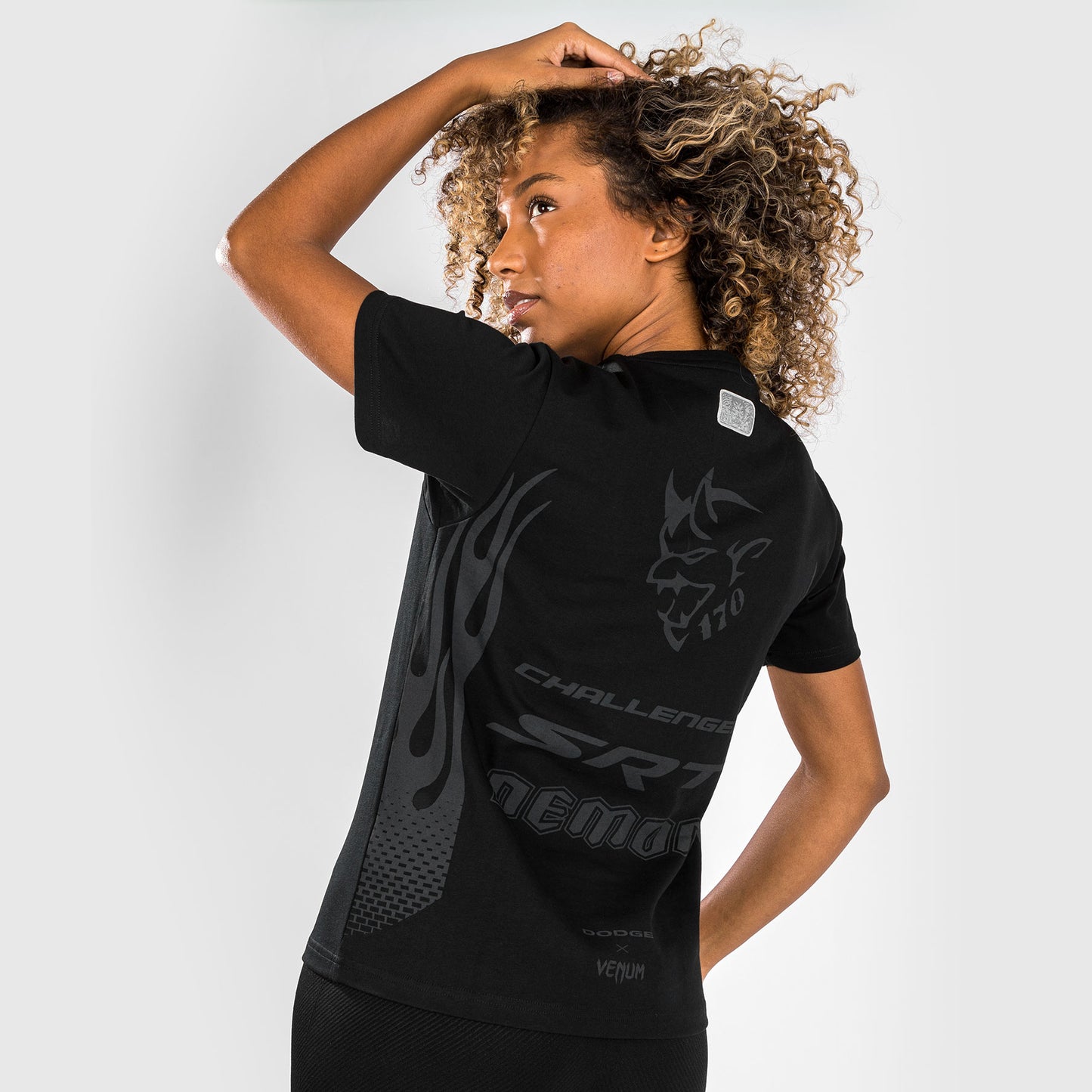 Venum x Dodge Demon 170 女性用Tシャツ - ブラック