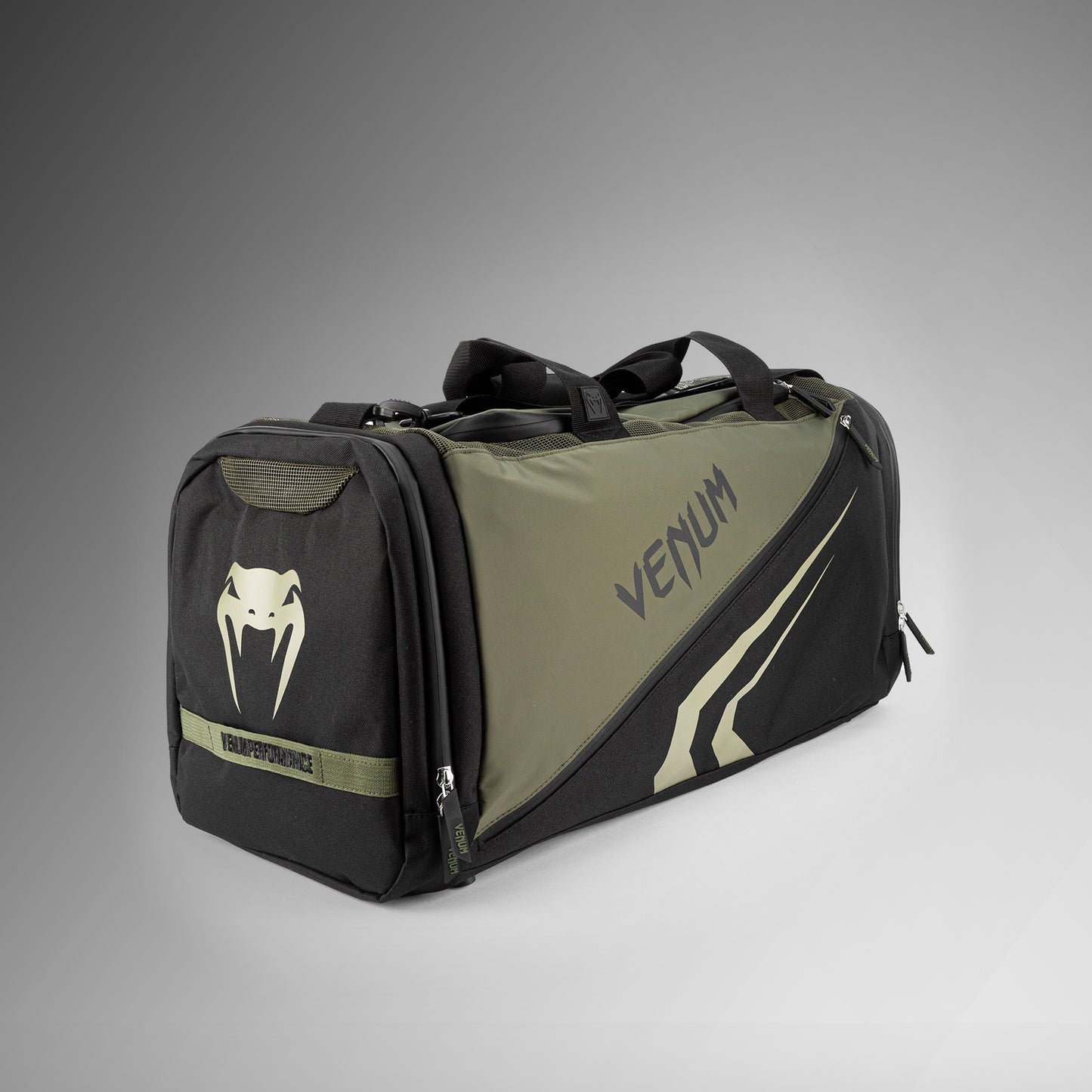 Venum Trainer Lite Evo スポーツバッグ - カーキ/ブラック