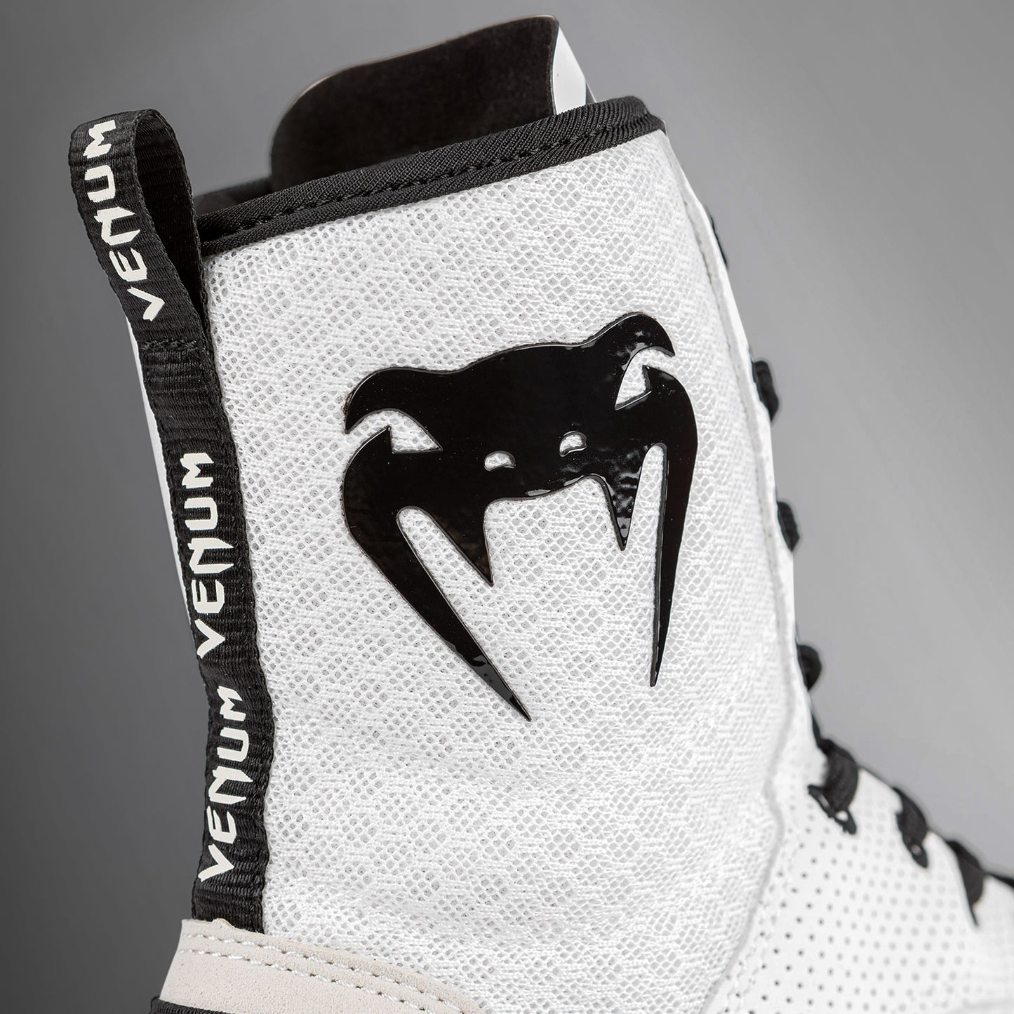 Venum Elite ボクシングシューズ - ホワイト/ブラック