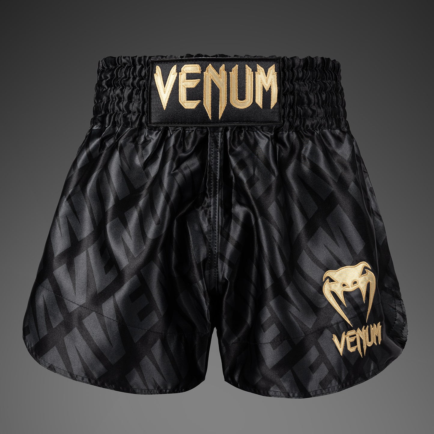 Venum Contender XT ムエタイショーツ – ブラック/ゴールド