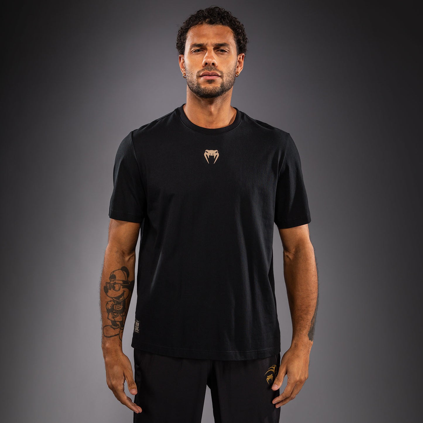 Venum Fight Icon コットンTシャツ - ブラック