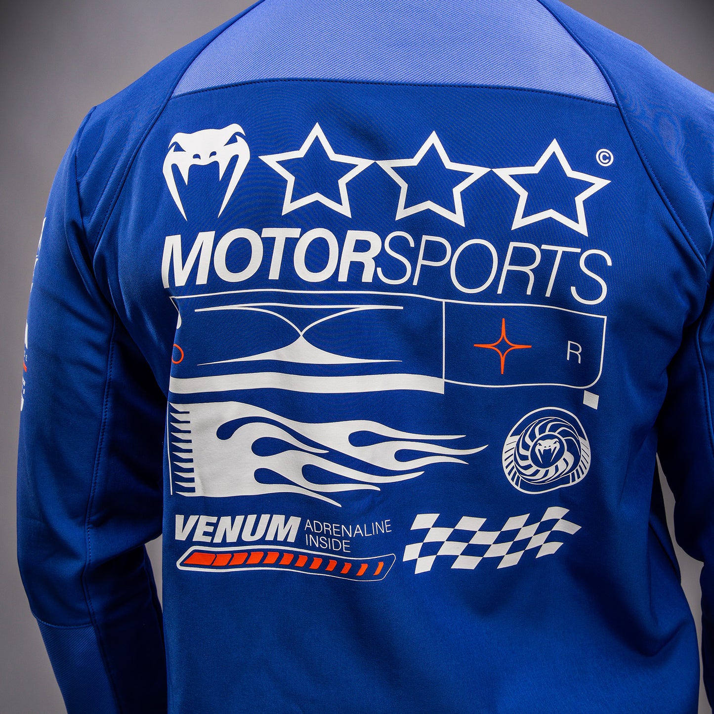 Venum Motorsport - ロイヤルブルー ソフトシェルジャケット