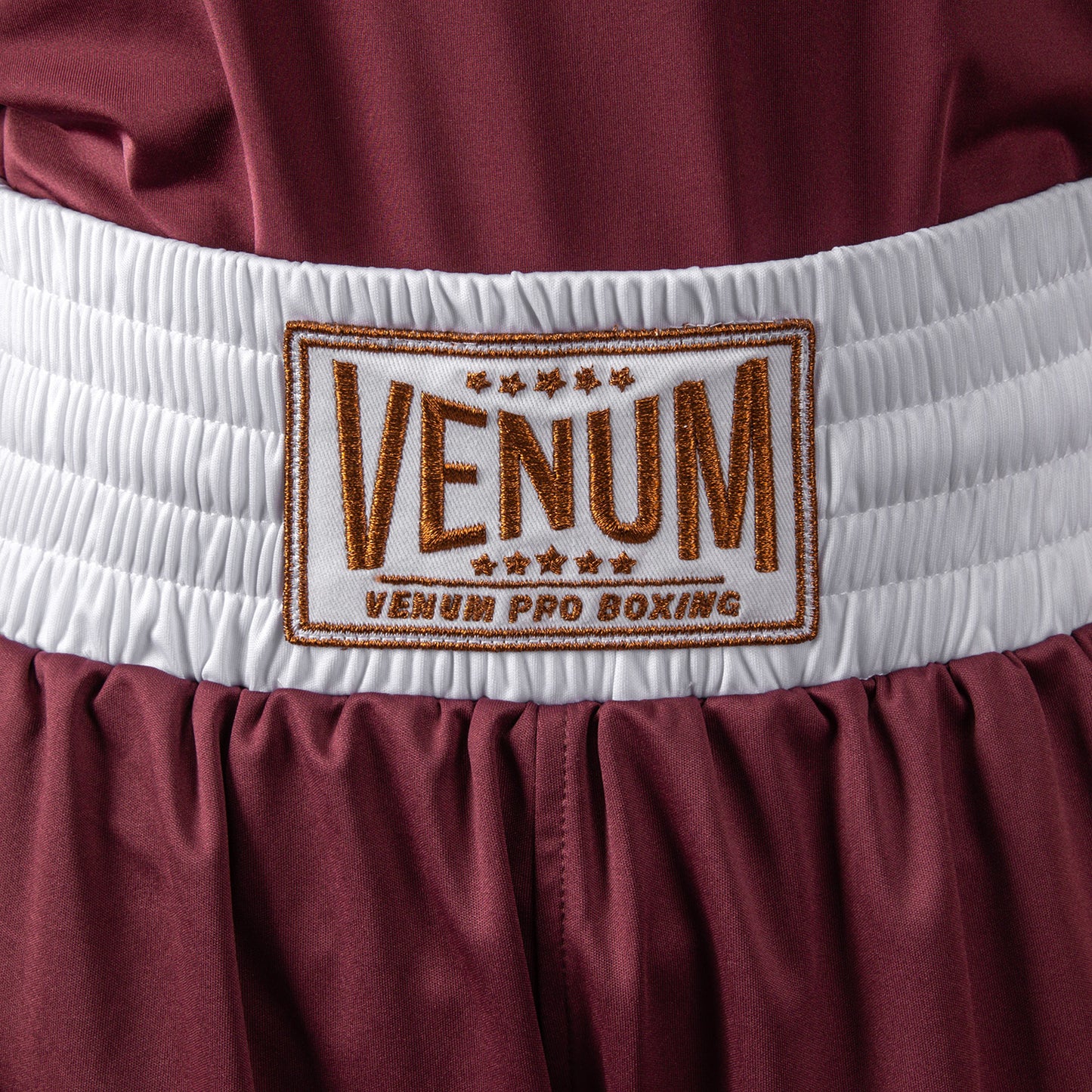 Venum Classic キッズ用 ボクシングショーツ – バーガンディ