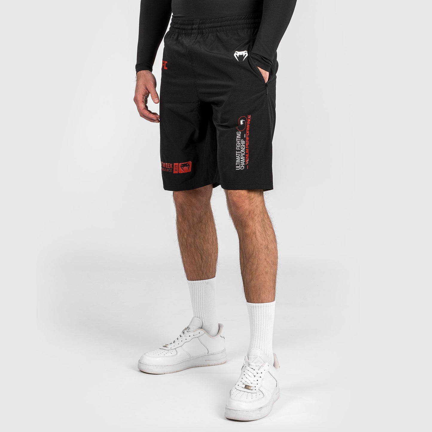 UFC Adrenaline by Venum Fight Week メンズ・パフォーマンス・ショーツ - ブラック