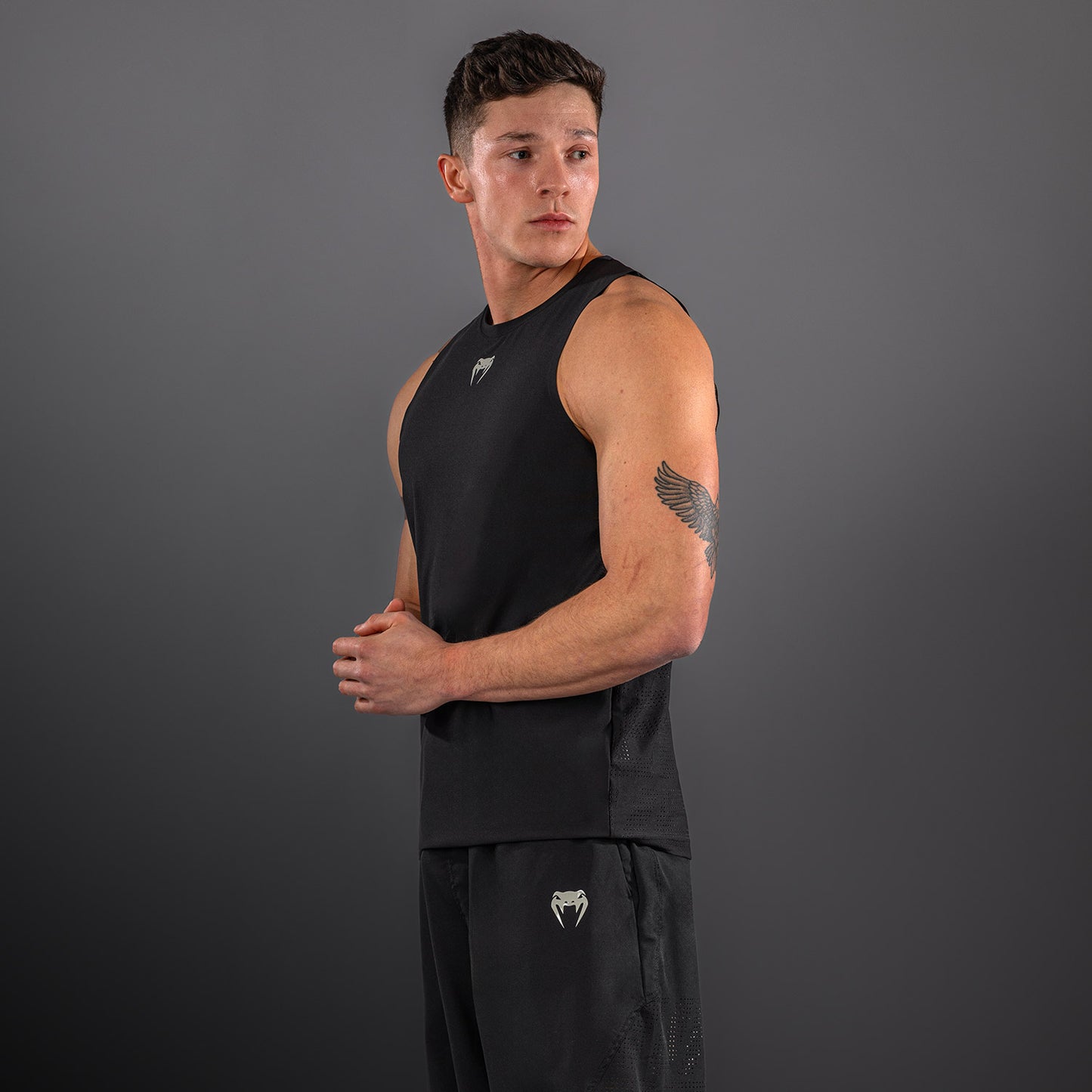 Venum Lazer タンクトップ - ブラック/グレー