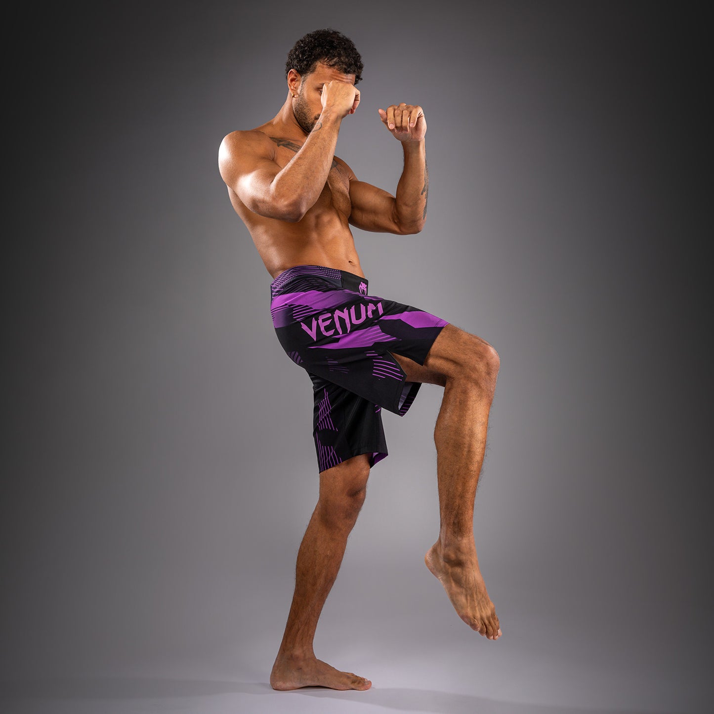 Venum No-Gi 6.0 ファイトショーツ - ブラック/パープル