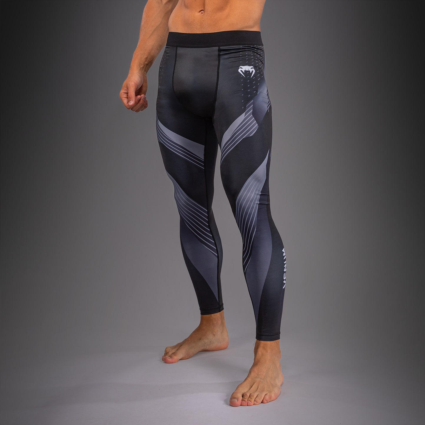 Venum No-Gi 6.0 スパッツ - ブラック/ホワイト