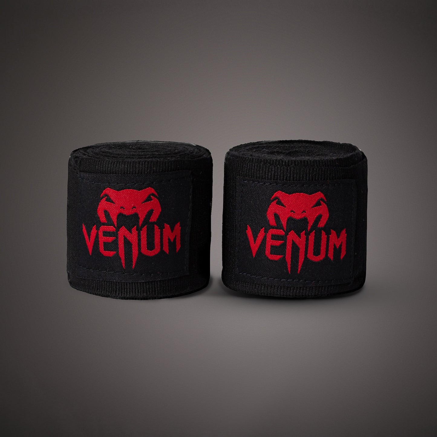 Venum Kontact Boxing ハンドラップ - ブラック/レッド - 4m (157 in)