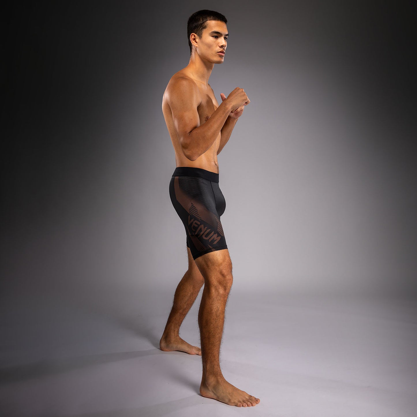 Venum No-Gi 6.0 コンプレッションショーツ - ブラック/ブラウン