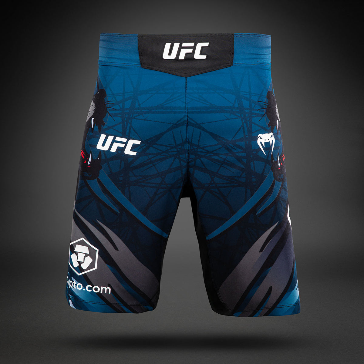 UFC Unrivaled by Venum Khamzat Chimaev メンズ ロングフィット ファイトショート - ブルー