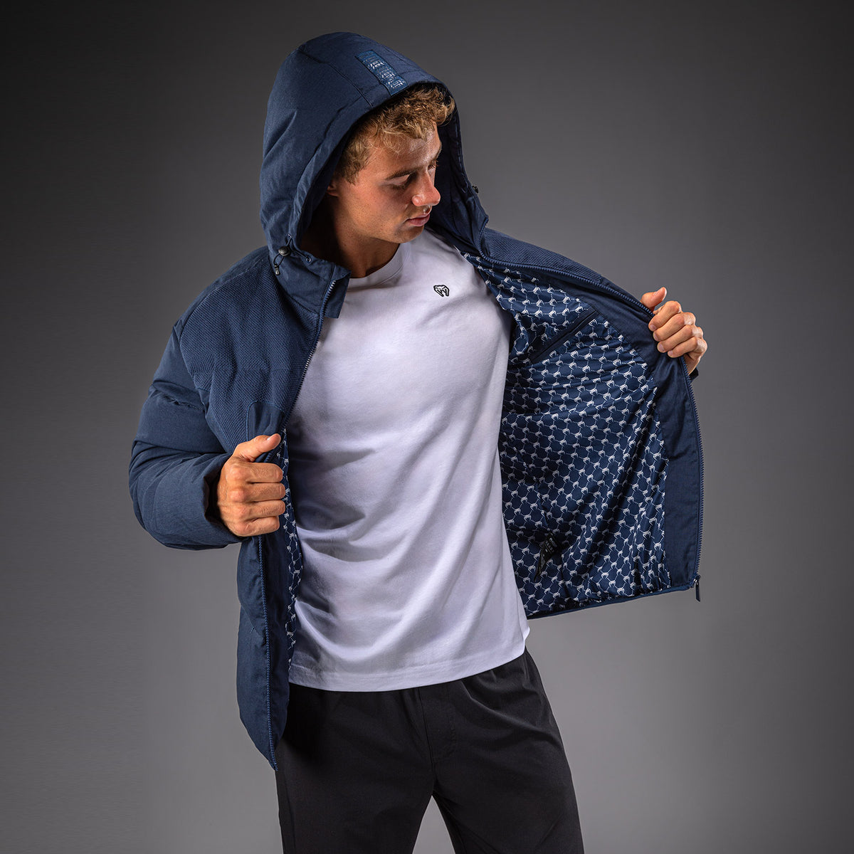 Venum Attack Urban Gi 中綿ジャケット - ネイビーブルー