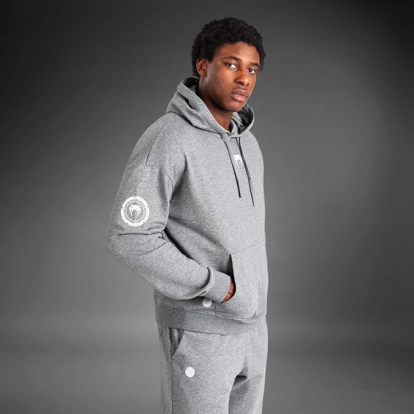 Venum Vortex XL Lite Men's Hoodie - ライトヘザーグレー