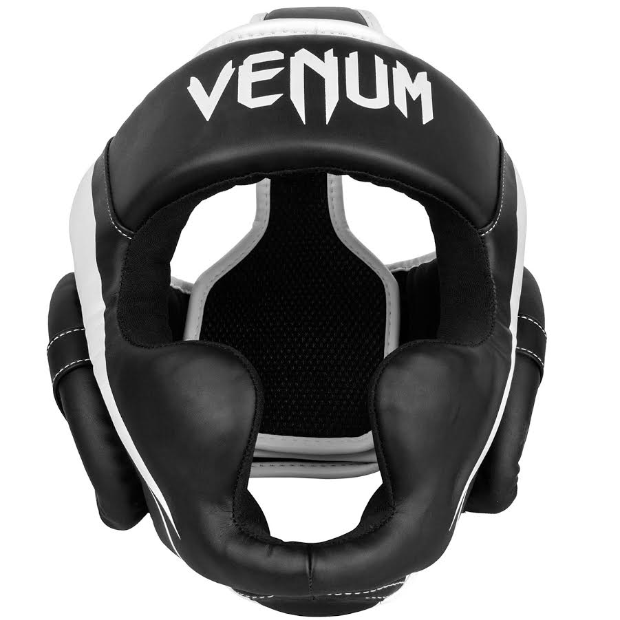 Venum Elite ヘッドギア – ブラック/ホワイト
