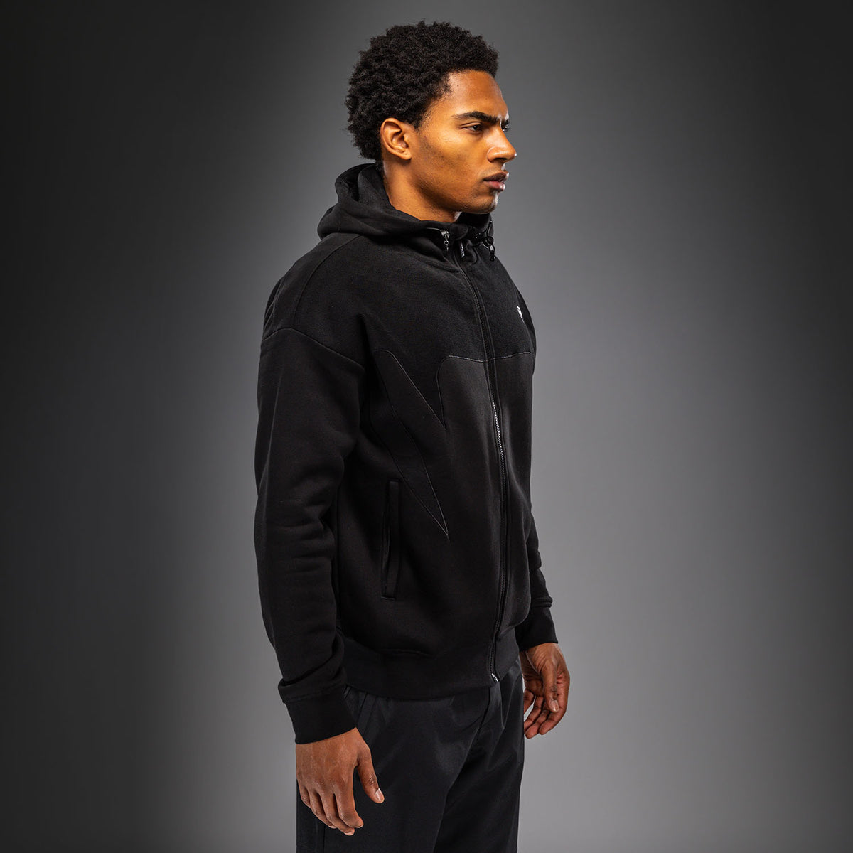 Venum Attack Fleece & Weave トラックジャケット - ブラック