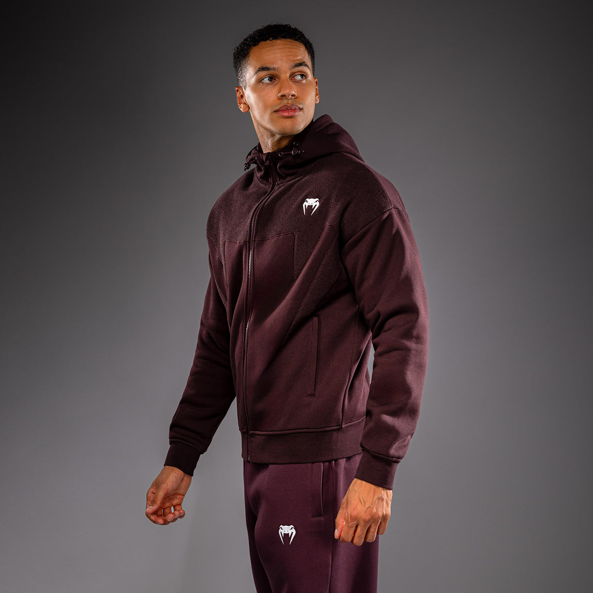 Venum Attack Fleece & Weave トラックジャケット - バーガンディ