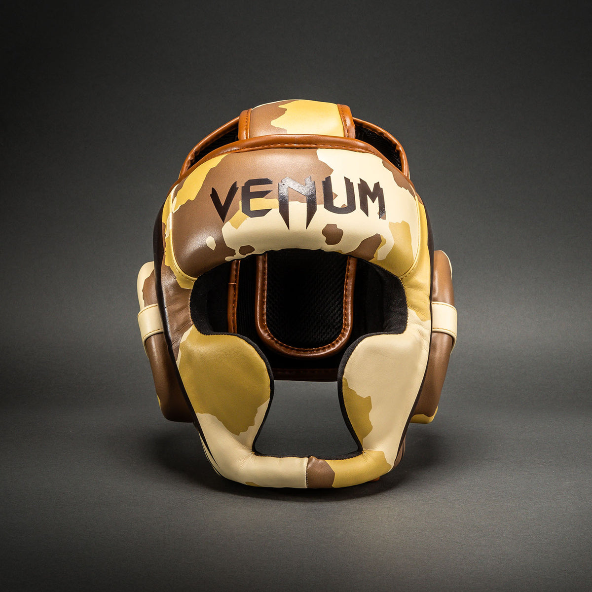 Venum Elite Camo ヘッドギア – ライトベージュ/ブラウン