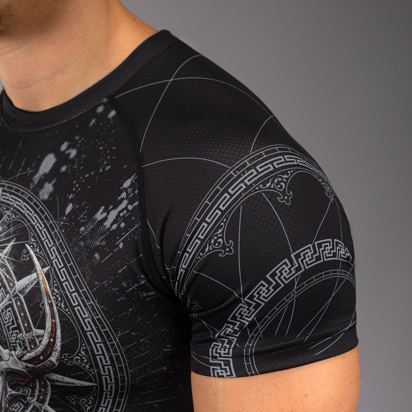 Venum Gladiator 5.0 ショート・スリーブ Tシャツ - ブラック/シルバー