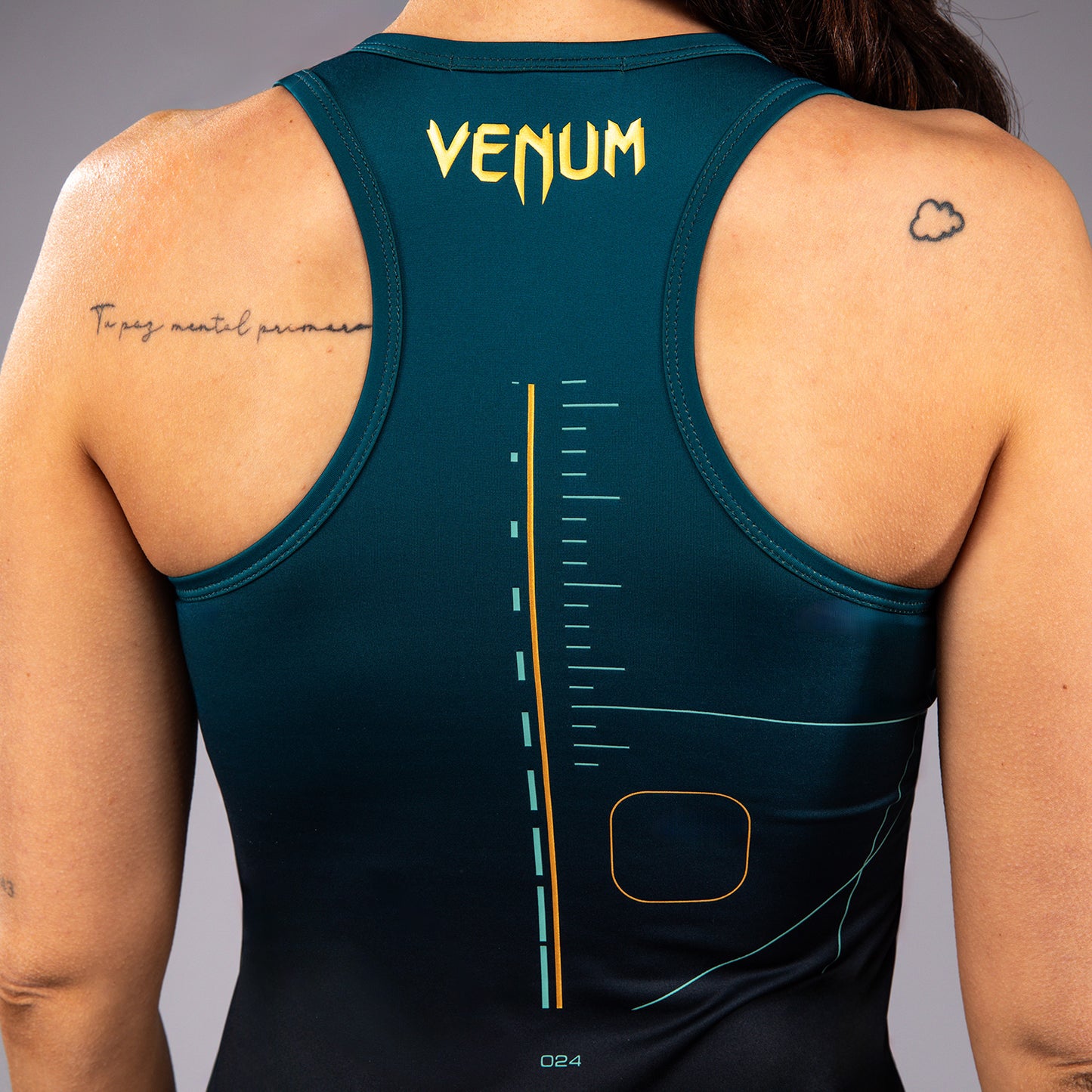 Venum Tactical XT ウィメンズ・タンクトップ - ブラック／フォレストグリーン