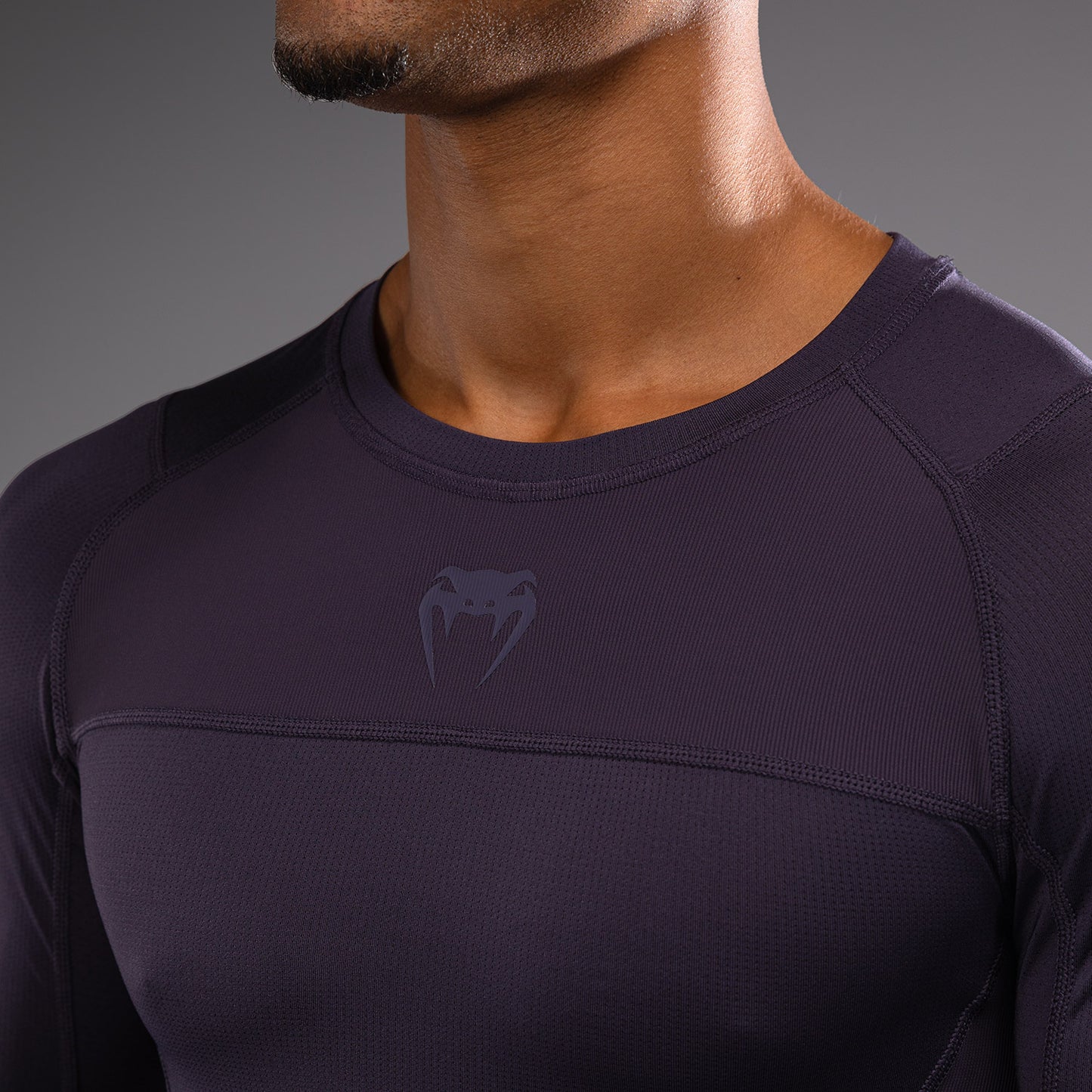 Venum G-Fit Air 長袖ラッシュガード メンズ - ディープパープル