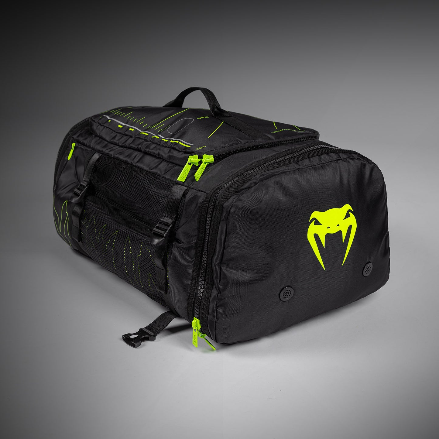 Venum Training Camp 4.0 スポーツバッグ - ブラック/ネオングリーン