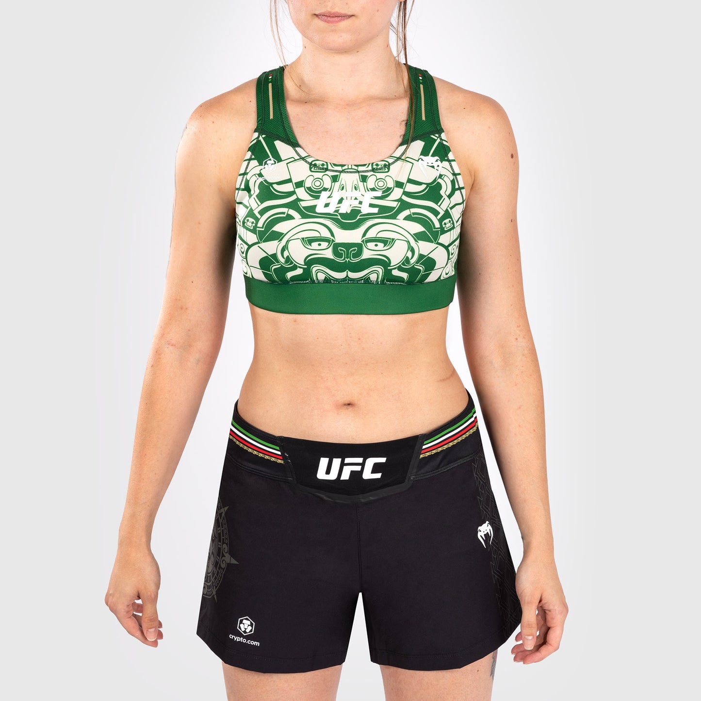 Noche UFC by Venum Authentic Fight Night 女性用スポーツブラ - グリーン