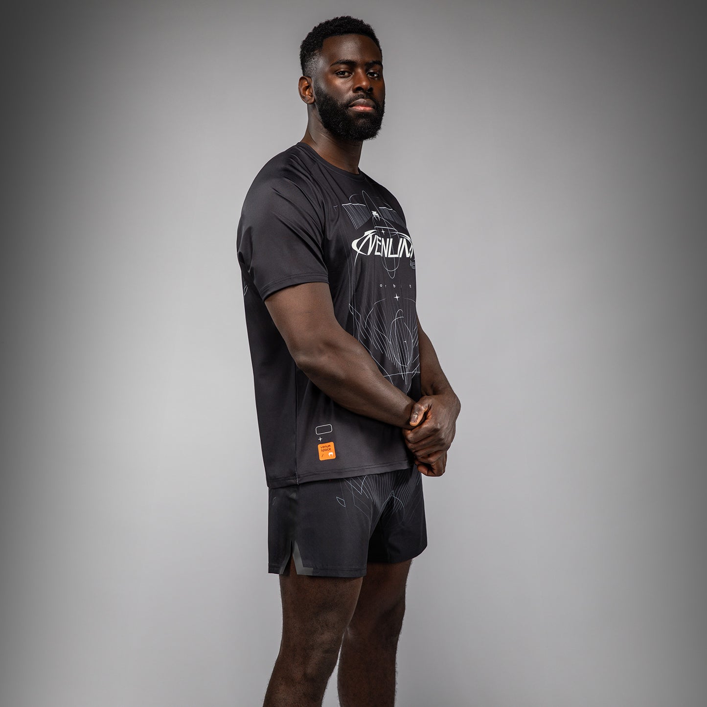 Venum Eclipse Dry-Tech Tシャツ – ブラック/シルバー