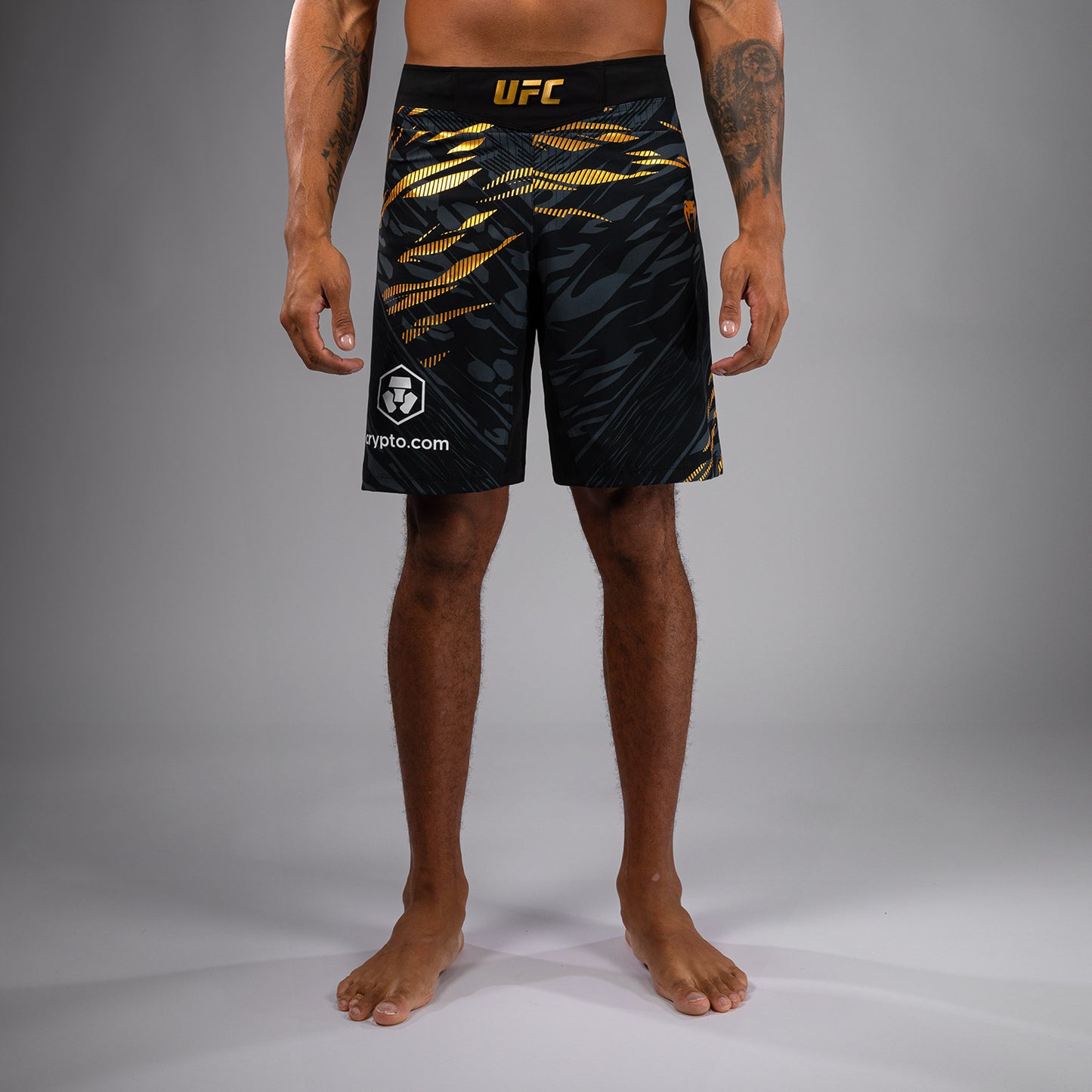 UFC Fusion by Venum Authentic Fight Night レスリングショーツ（男性用、フィットラルゴ） - チャンピオン