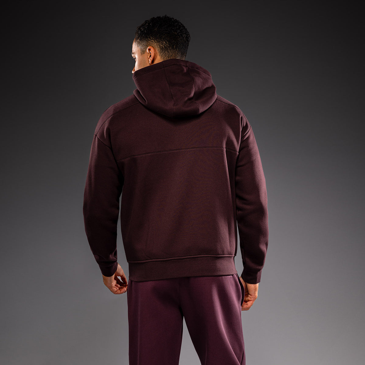 Venum Attack Fleece & Weave トラックジャケット - バーガンディ