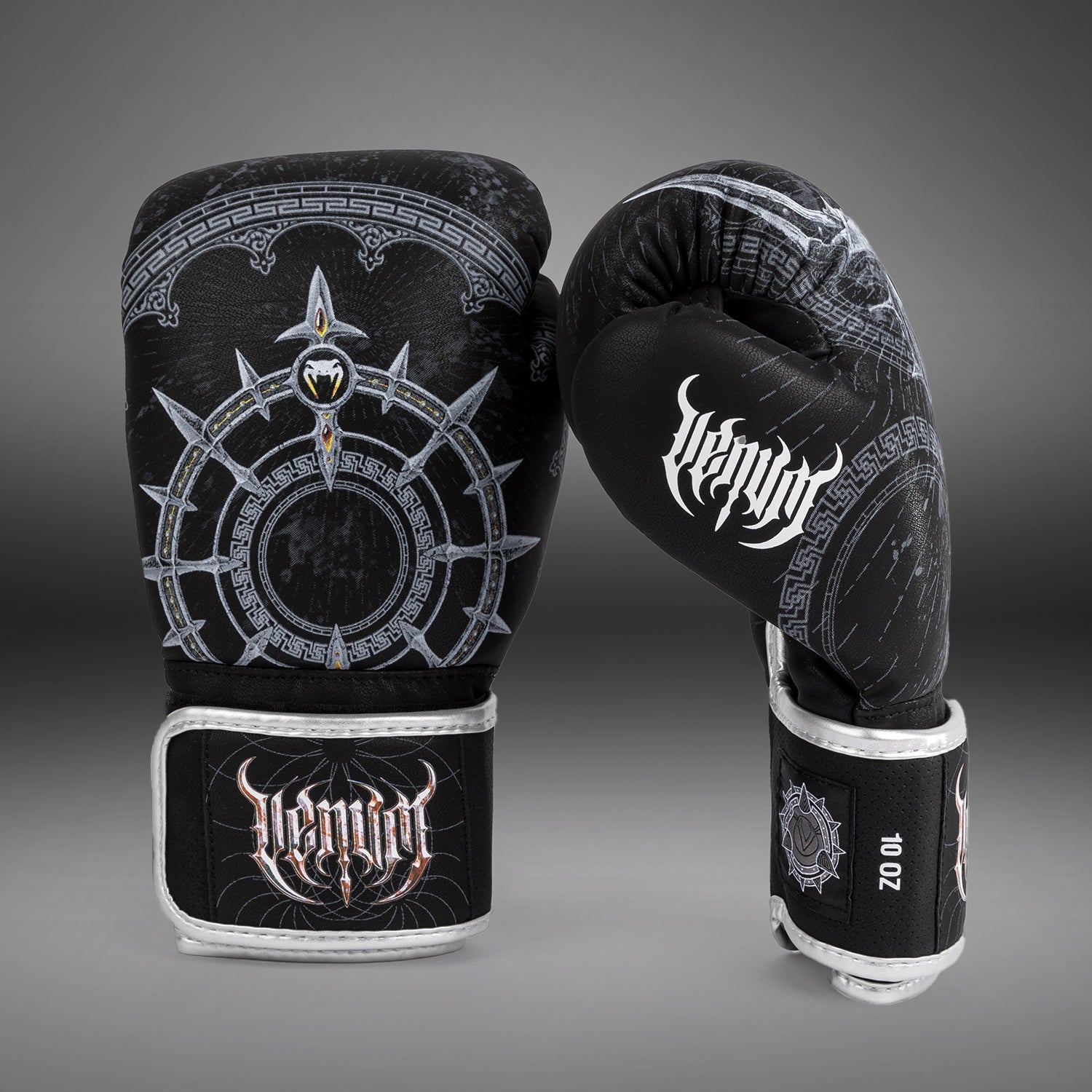 VENUM BANDIT ボクシンググローブ ブラック グレー venum（ヴェナム） ボクシンググローブ グレー×ブラック 10oz