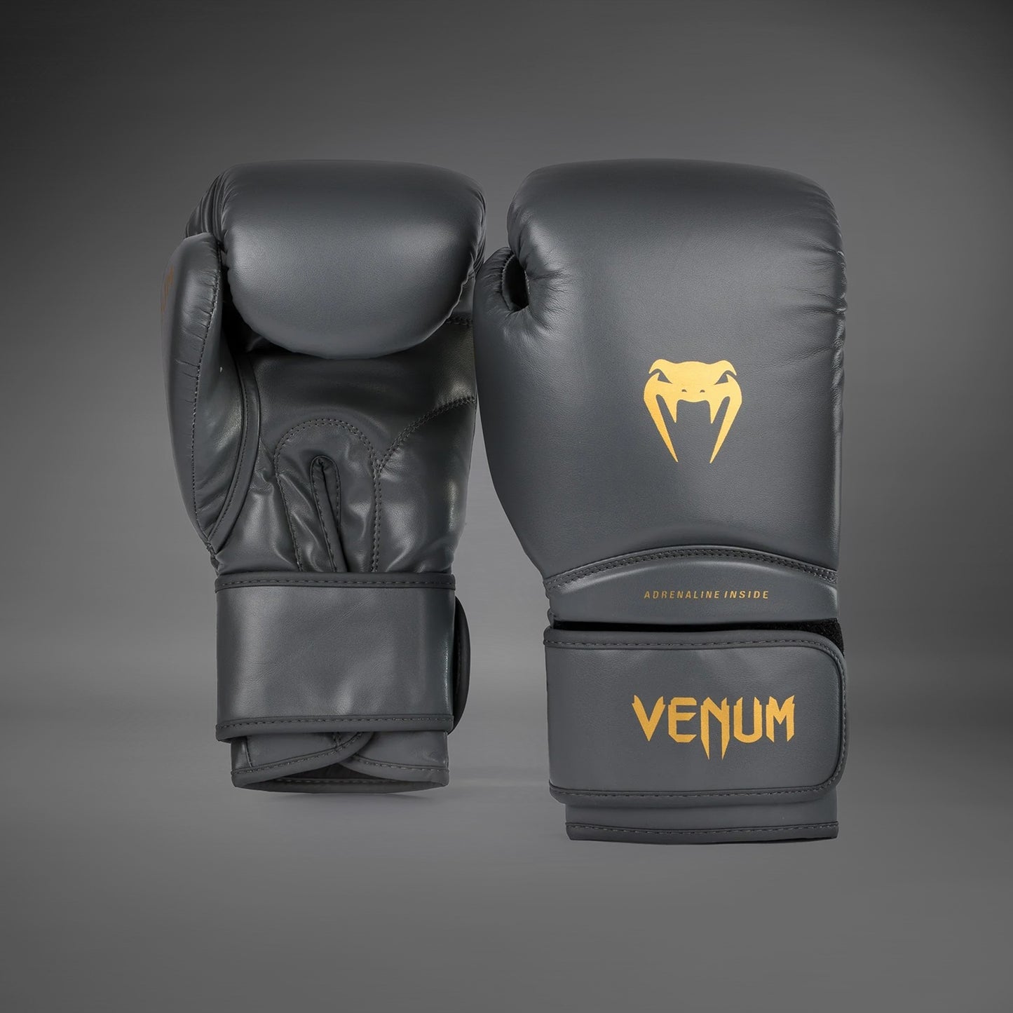 Venum Contender 1.5 ボクシンググローブ - グレー/ゴールド