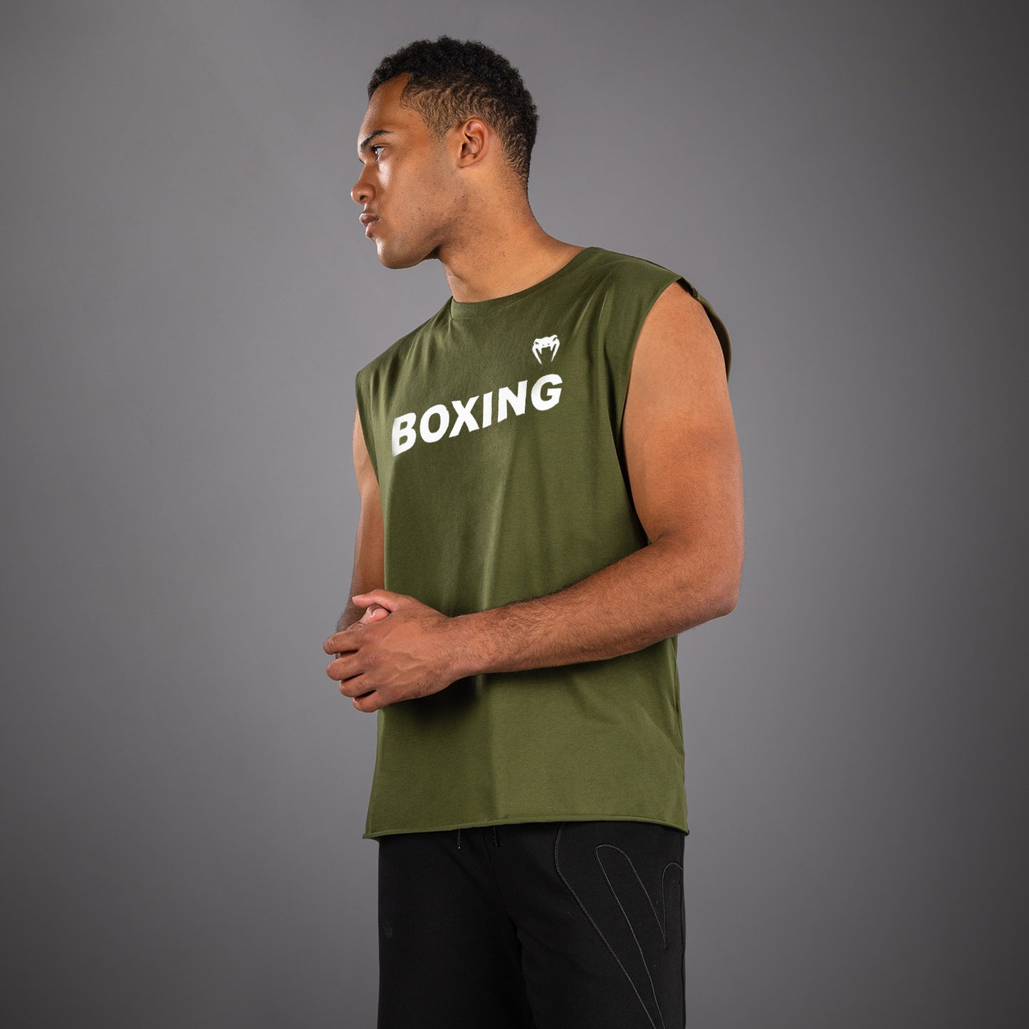 Venum Boxing VT コットンTシャツ – ミリタリーグリーン