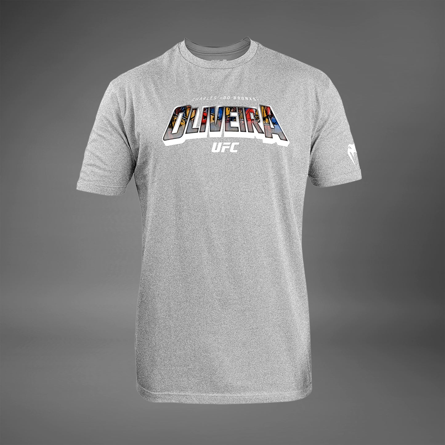 UFC Unrivaled by Venum Charles Oliveira 男性 Tシャツ - ヘザーグレー
