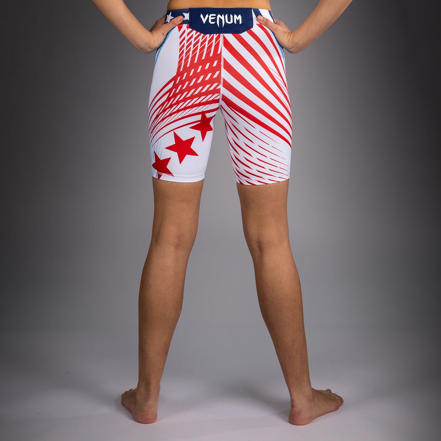 UFC Freedom 250 by Venum レディース Custom Authentic ヴァーリトゥード ショーツ ロングフィット - ホワイト