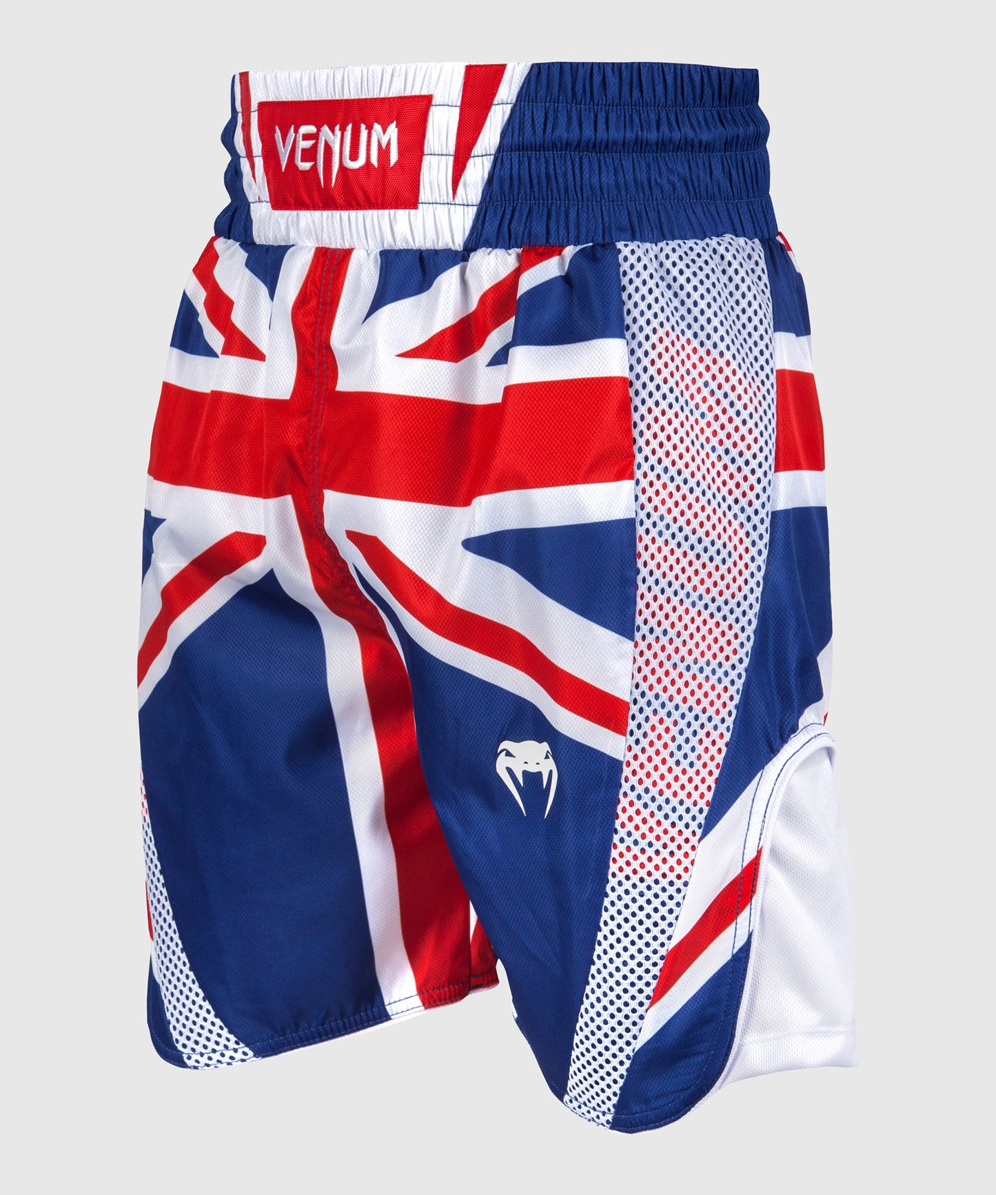 Venum Elite ボクシングショーツ  - UK - ブルー/レッド-ホワイト