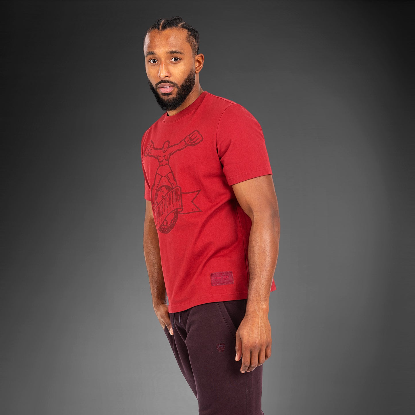 UFC by Venum Ulti-Man Tシャツ - バーガンディ