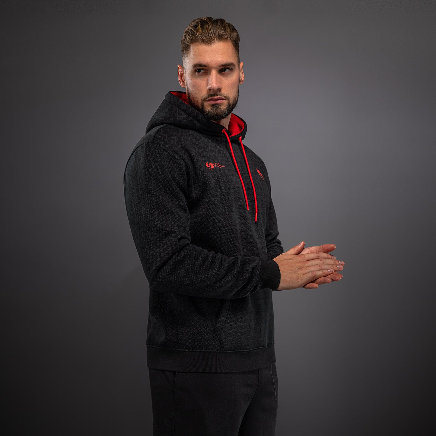 Venum x Roger Gracie Signature パーカー - ブラック/レッド